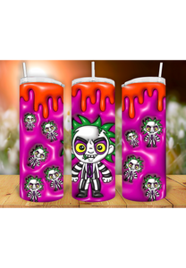 Beetlejuice 20oz Tumbler Sublimation Print