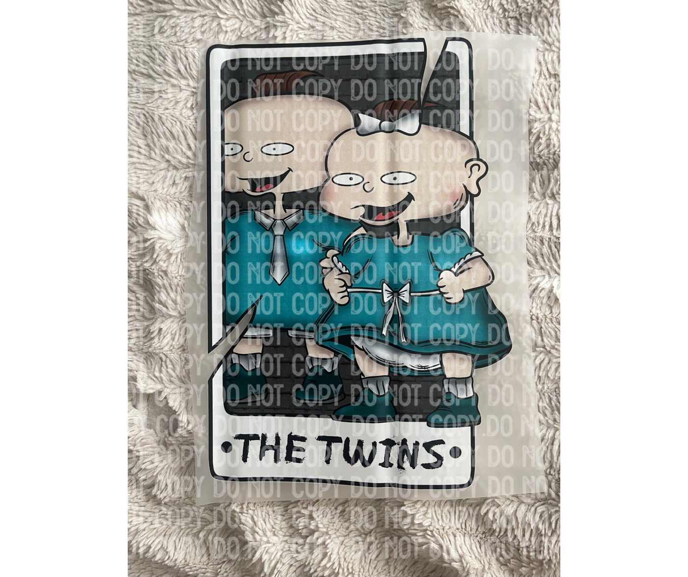 the rugrats The Twins DTF ready to press transfer