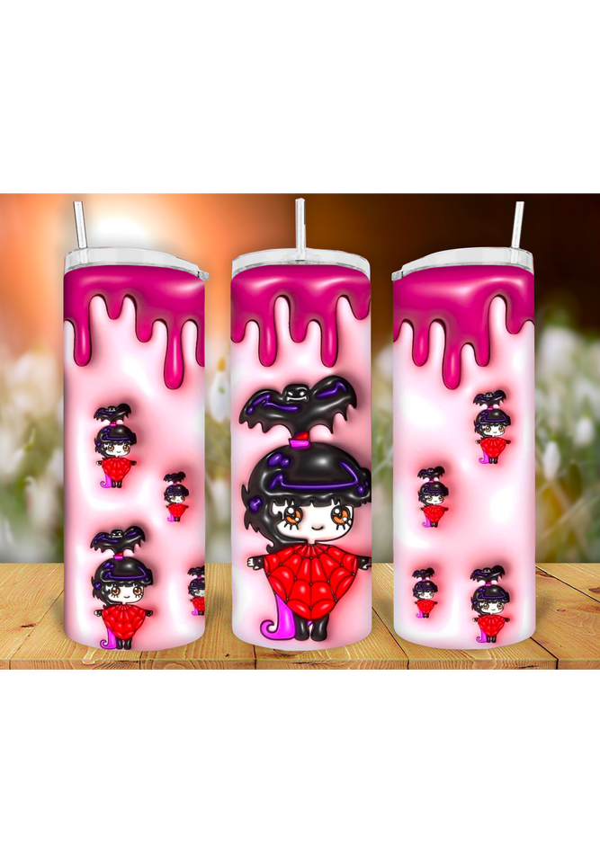 Beetlejuice 20oz Tumbler Sublimation Print