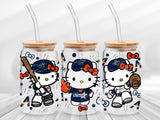 Baseball Astros UV DTF Wrap | 16oz Cup Ready Design

