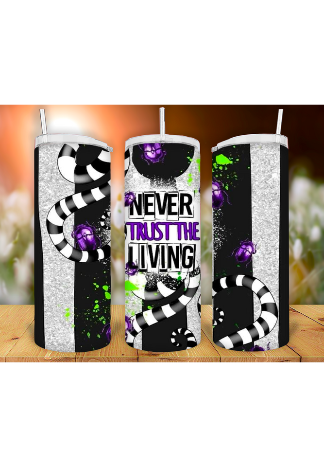 Beetlejuice 20oz Tumbler Sublimation Print