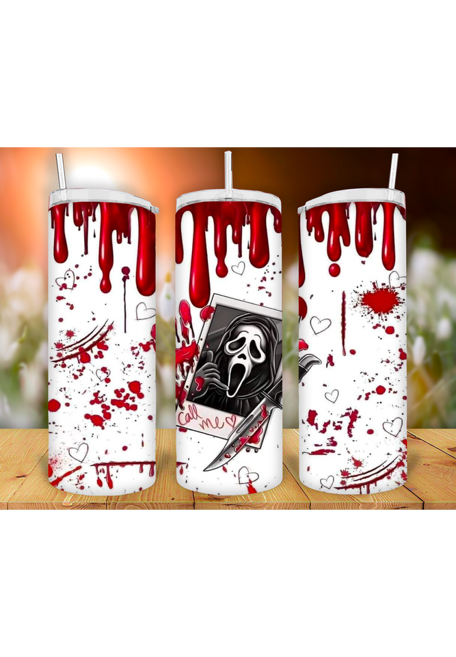 Scream 20oz Tumbler Sublimation Print