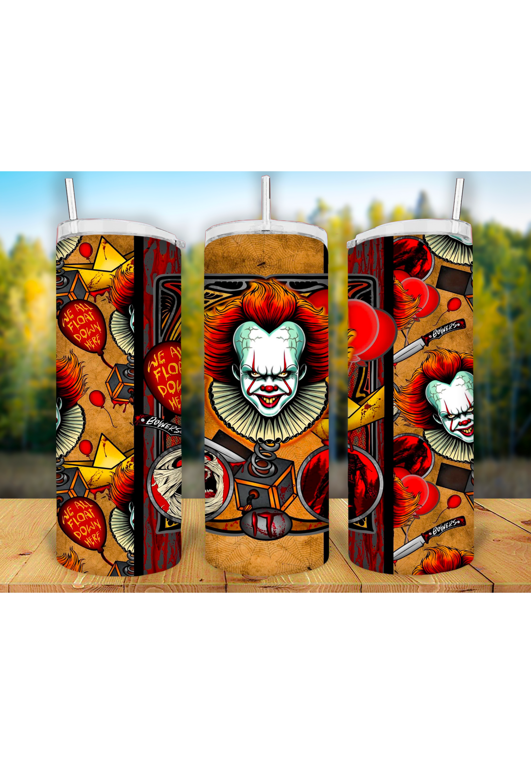 Penny wise Halloween 20oz Tumbler Sublimation Print