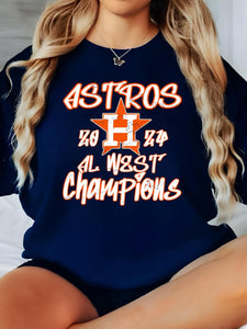 West champions 24 Astros DTF