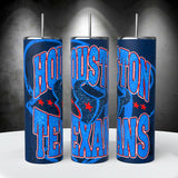 Football Texans  20oz sublimation print