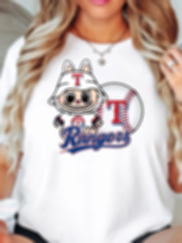 Monster DTF Transfer – Cute Pop Mart Character for T-Shirts & Apparel