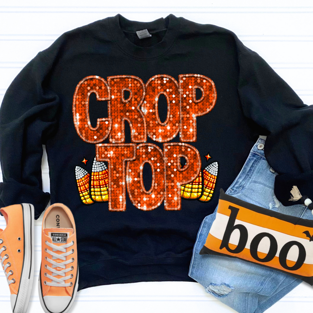 Crop Top Orange DTF