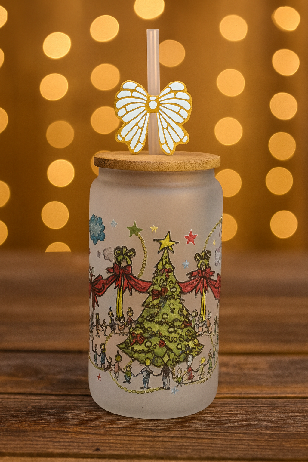 Concha Bow 3D Straw Topper – Cute Mexican-Inspired Accessory for Any Cup