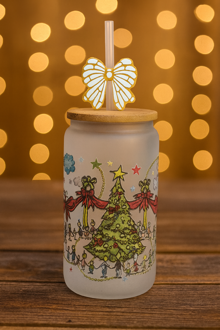 Concha Bow 3D Straw Topper – Cute Mexican-Inspired Accessory for Any Cup