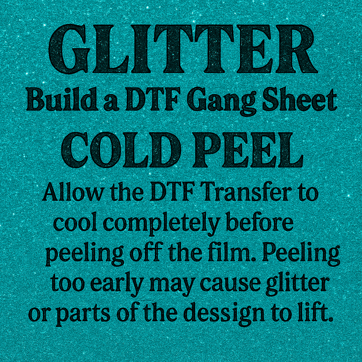 Glitter Build a DTF Gang Sheet – Custom Sparkle Transfers, Maximize Prints & Save Money