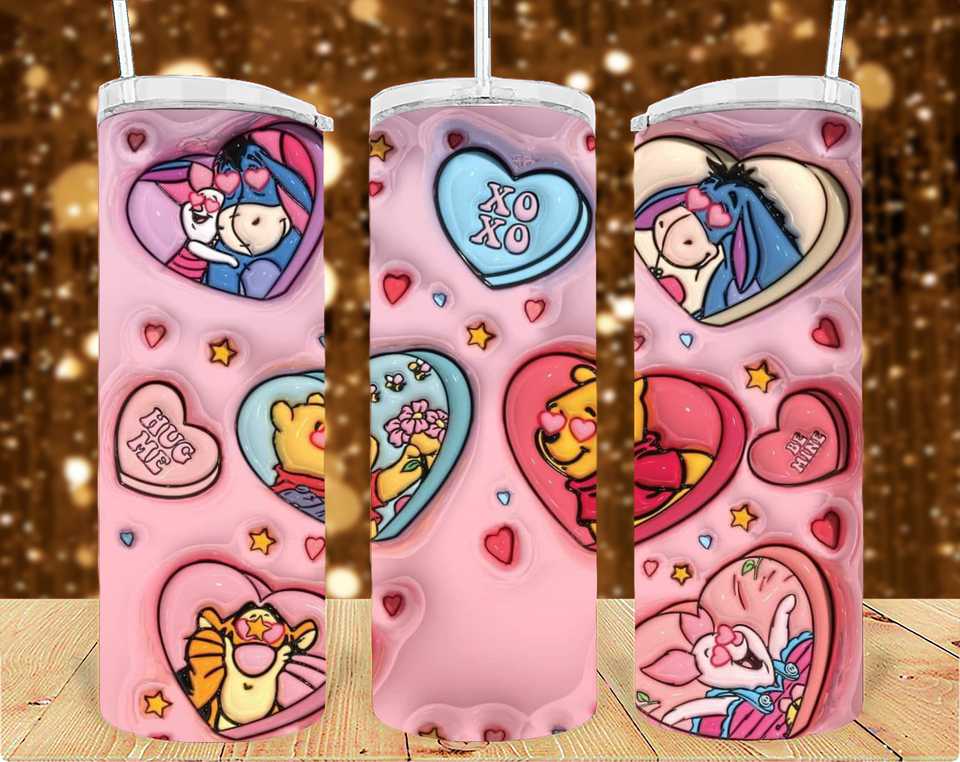 Love 20oz Tumbler Sublimation Print