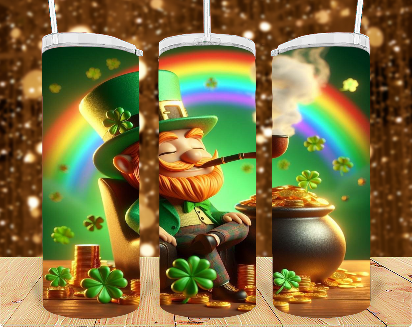 San Patrick day 20oz tumbler sublimation print