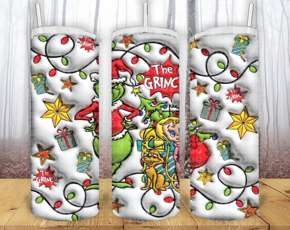 Christmas 20oz Tumbler Sublimation Print