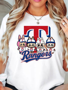Labubu New Gear Baseball DTF Transfer | Game Day Design