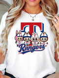 Labubu New Gear Baseball DTF Transfer | Game Day Design