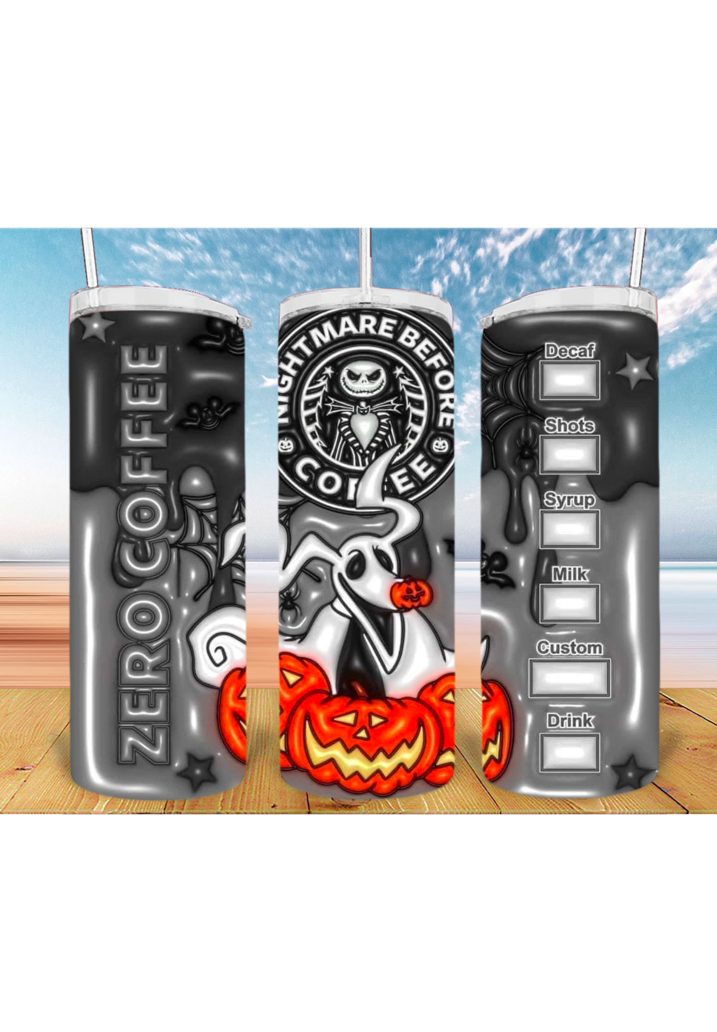 3D 20oz Tumbler Sublimation Print
