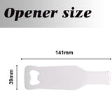 Sublimation Bottle Opener (bottle shape)