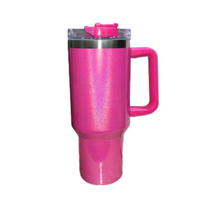 40oz Tumbler - Sublimation Pink Shimmer