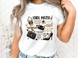 Girl Math DTF, Tiktok Trending, Girl Math, Hang On Let Me Girl Math This