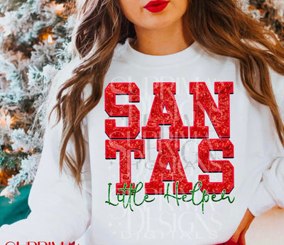 Santa helper DTF Toy - Christmas Gift Apparel