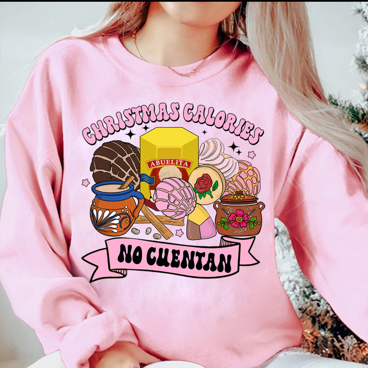Christmas calories No cuentan 4 DTF