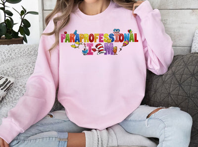 Paraprofessional I Am DTF Transfer – Celebrate Your Role in Education