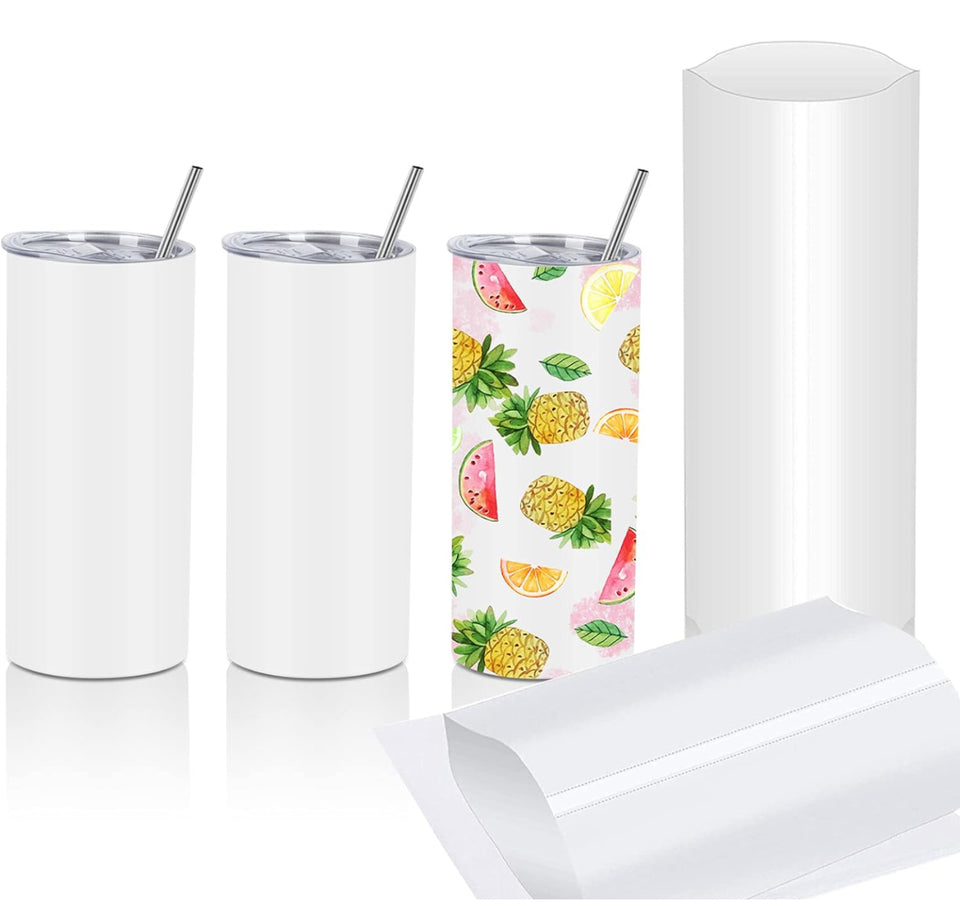 15oz Skinny Sublimation Tumbler