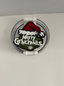 Grinch Stanley Name Plate, Stanley Cup Name Plate, Stanley Name Tag, Personalized Tumbler Name Tag, Stanley Topper, Christmas Stanley Plates