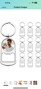 Sublimation Blanks Keychains Metal Bottle Opener Blank Key Rings Aluminum