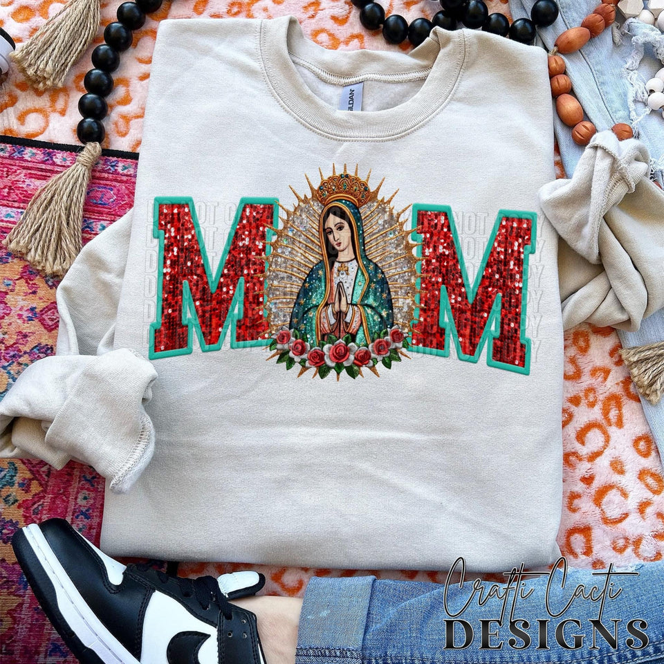 Mom Virgen de Guadalupe DTF