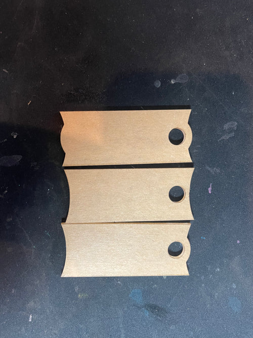 Clear Acrylic Tumbler Tag Fits Stanley Tumbler 40 oz tumbler tag name plate blank