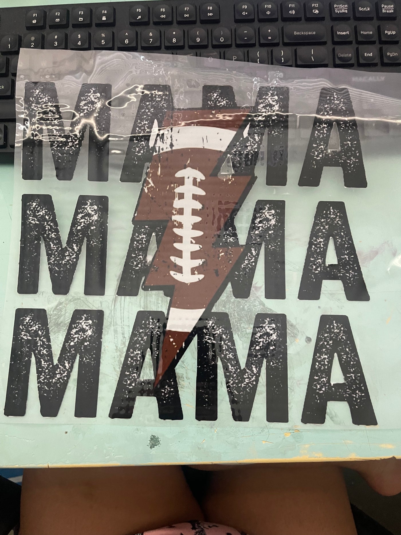 Game Day Football Vibes DTF Transfer – Ready to Press for Fans, Moms & Players