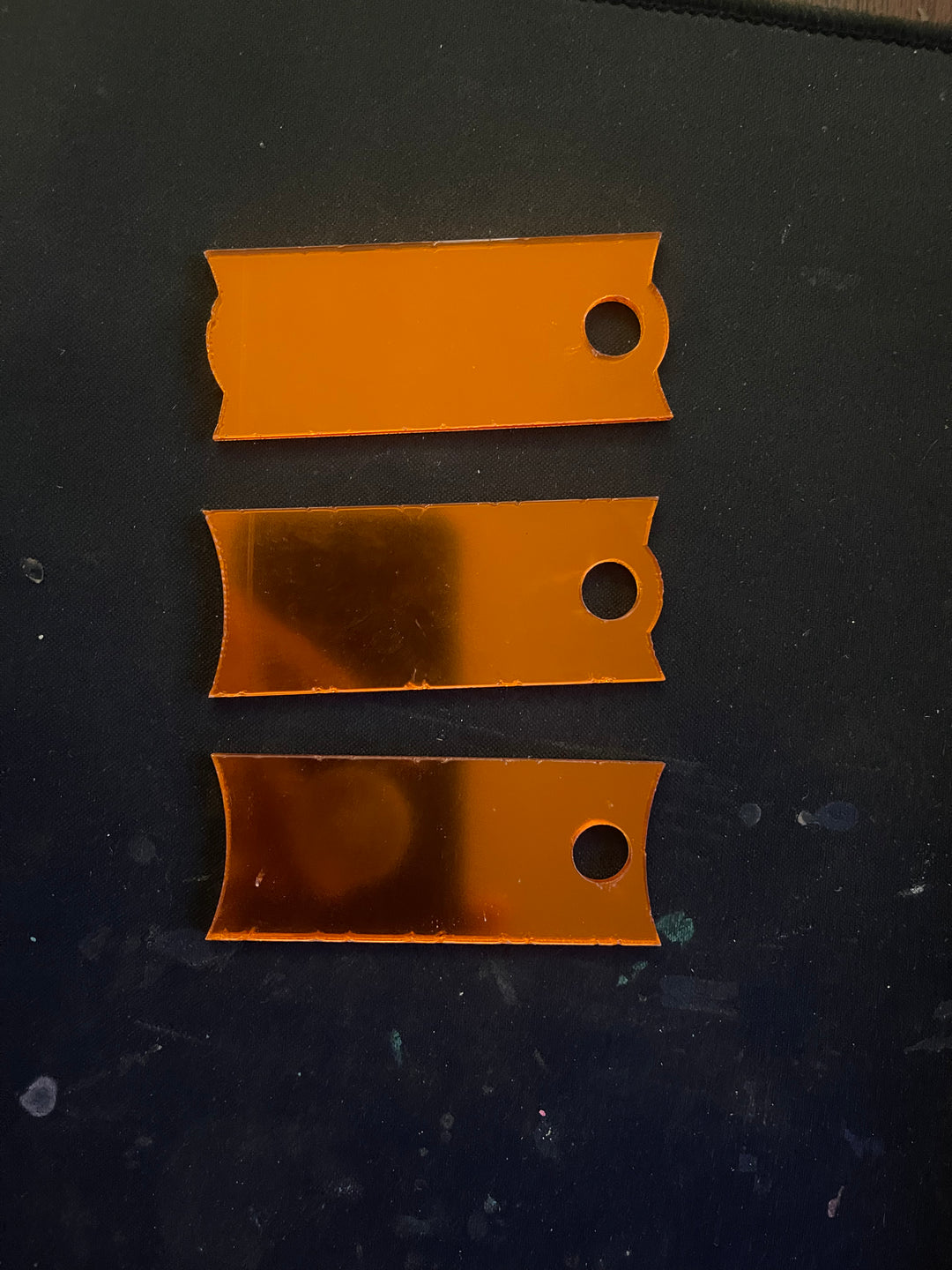 Acrylic Tumbler Tag – Fits Stanley 40oz Tumbler – Customizable Name Plate Blank