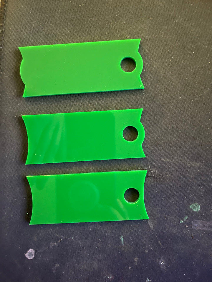 Acrylic Tumbler Tag – Fits Stanley 40oz Tumbler – Customizable Name Plate Blank