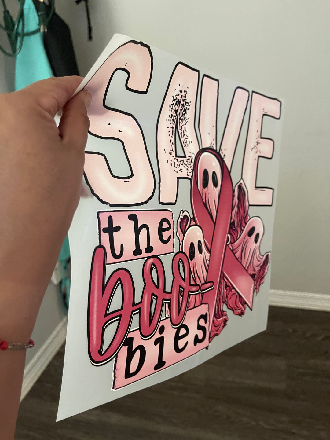 Save the Boo bies  DTF ready to press transfer