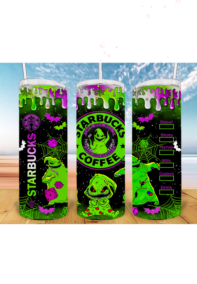 Oogie Boogie 20oz Tumbler Sublimation Print