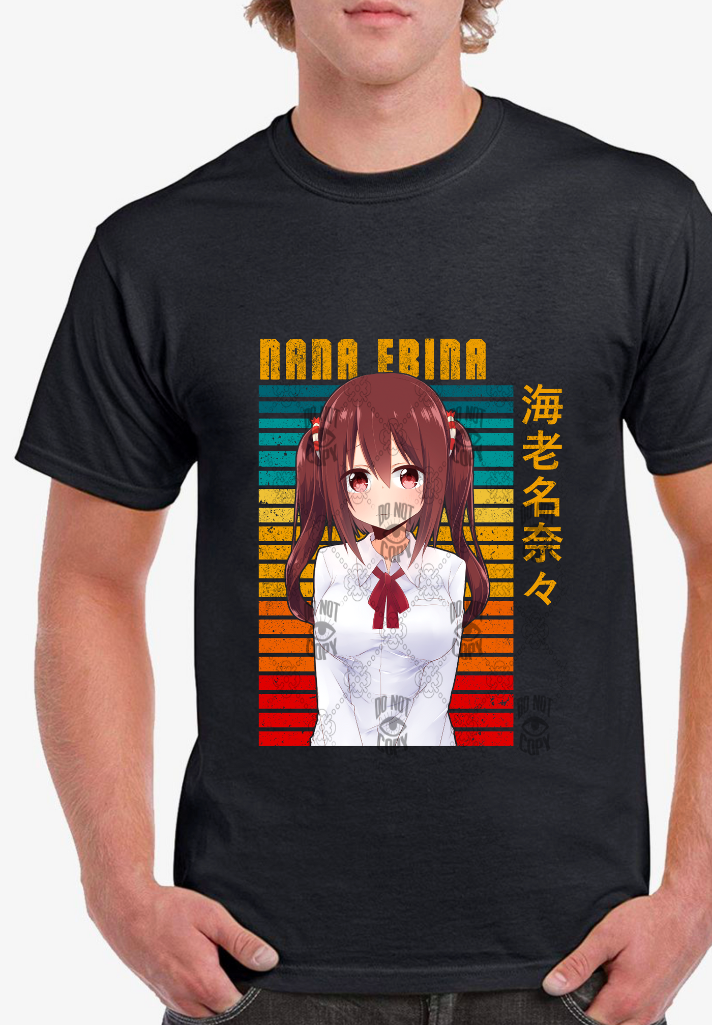 Nana Ebina Anime DTF ready to press transfer