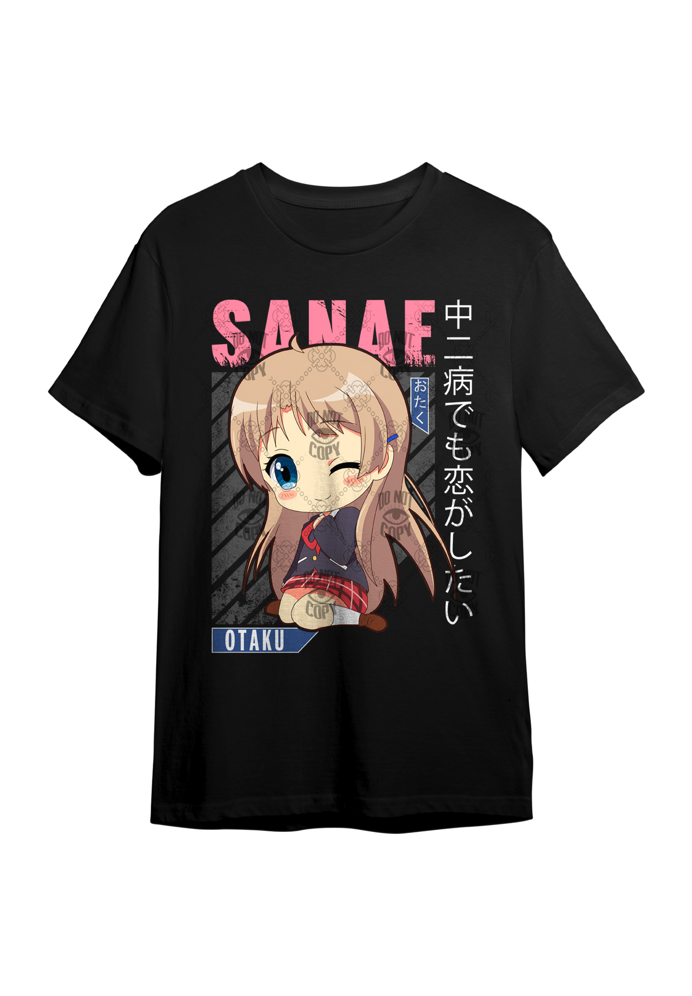 Anime-Inspired DTF Transfer – Kawaii, Bold & Ready to Press!