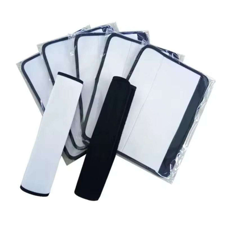 Sublimation Car Seat Belt Pads – 2 Pack | Soft Customizable Seatbelt Covers for Heat Transfer & Personalized Printing