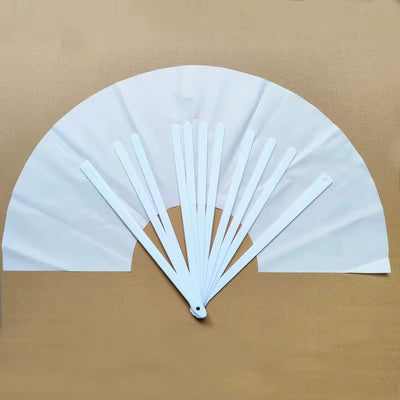Sublimation Hand Clack Fan – DIY Printable Plastic Polyester Festival Fan, Personalized for Events & Gifts