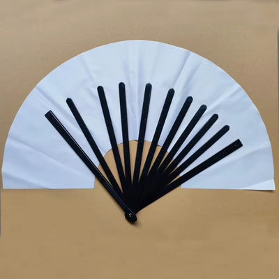 Sublimation Hand Clack Fan – DIY Printable Plastic Polyester Festival Fan, Personalized for Events & Gifts