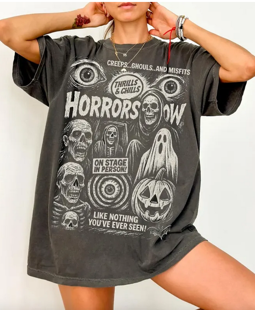 Halloween DTF Transfer – Scary Movie Inspired Ready-to-Press Design