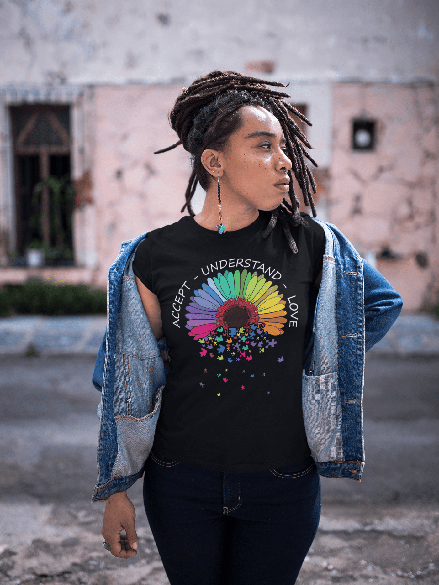 Accept, Understand, Love – Autism Awareness DTF Transfer | Meaningful Design for Custom Apparel - KT SUBLIMATION, DTF AND MORE LLC