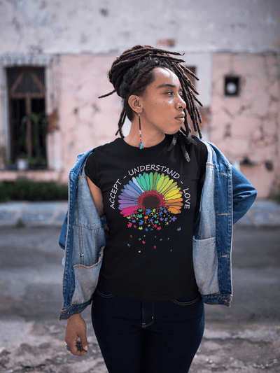 Accept, Understand, Love – Autism Awareness DTF Transfer | Meaningful Design for Custom Apparel - KT SUBLIMATION, DTF AND MORE LLC