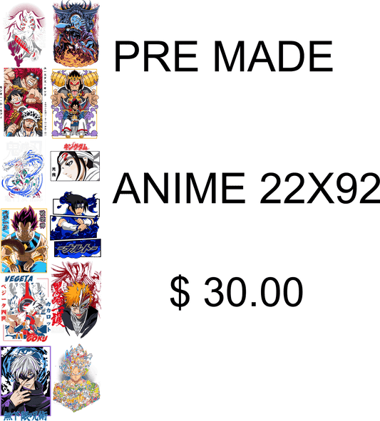 Anime - Inspired DTF Transfer – Kawaii, Bold & Ready to Press! - KT SUBLIMATION, DTF AND MORE LLC