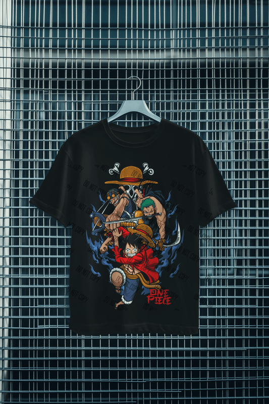 Anime Pirate Adventure DTF Transfer – Nautical Manga - Inspired Design, Ready to Press - KT SUBLIMATION, DTF AND MORE LLC