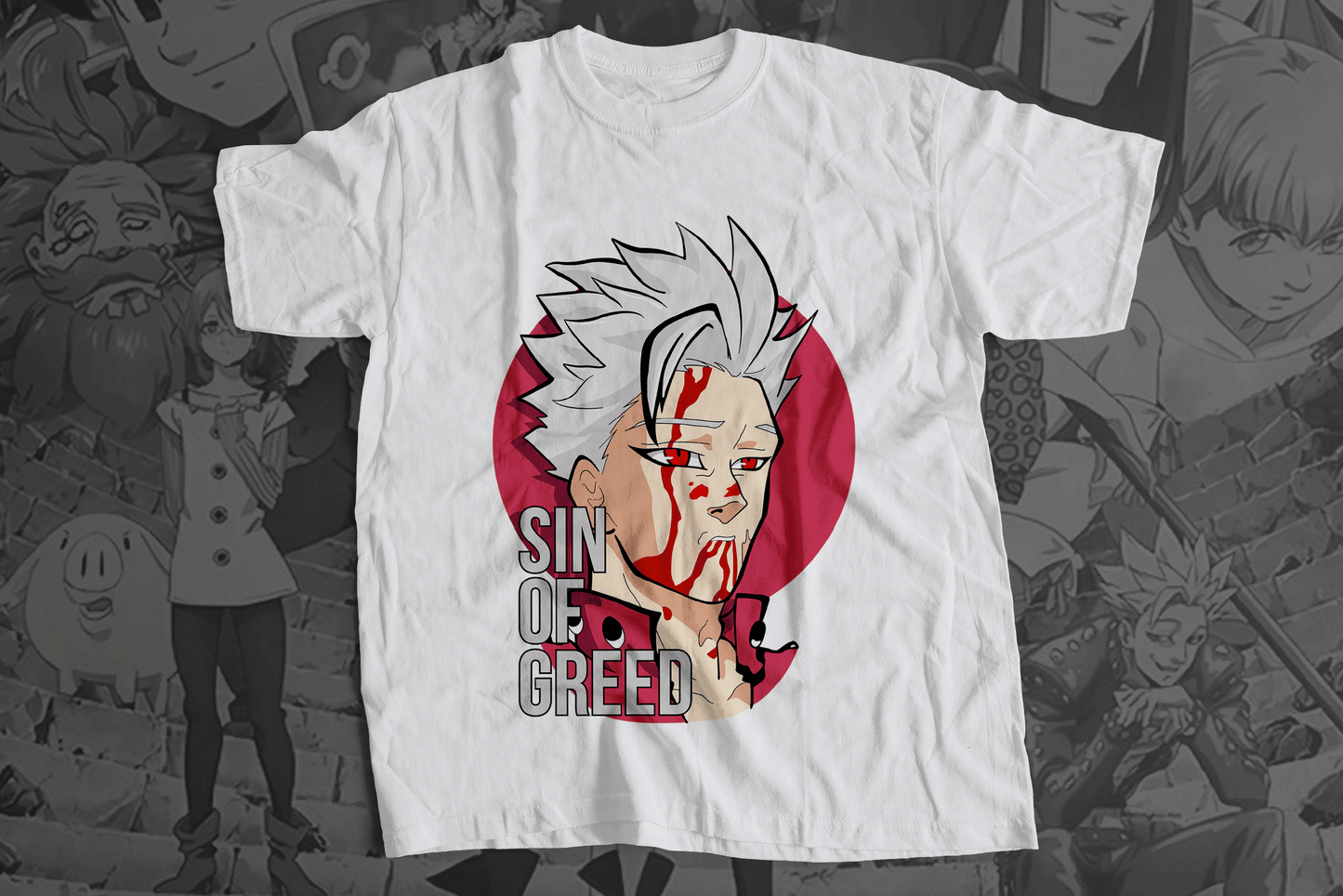 Anime Pirate Adventure DTF Transfer – Nautical Manga - Inspired Design, Ready to Press - KT SUBLIMATION, DTF AND MORE LLC