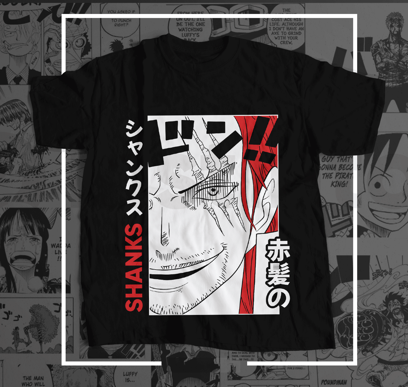 Anime Pirate Adventure DTF Transfer – Nautical Manga - Inspired Design, Ready to Press - KT SUBLIMATION, DTF AND MORE LLC
