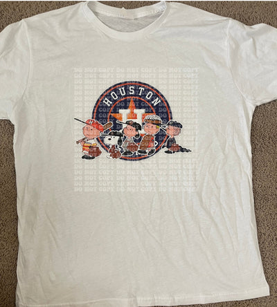 Astros Charlie Brown DTF ready to press transfer - KT SUBLIMATION, DTF AND MORE LLC