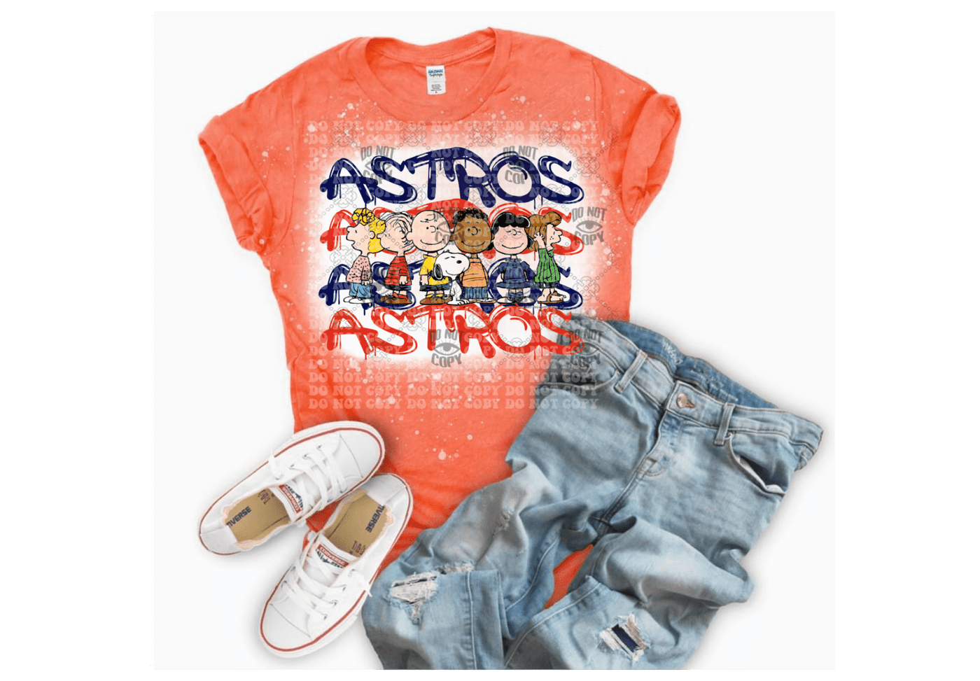 Astros Charlie Brown DTF ready to press transfer - KT SUBLIMATION, DTF AND MORE LLC